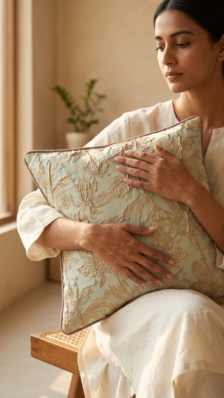 CUSHION NOOR JACQUARD  45X45 CM