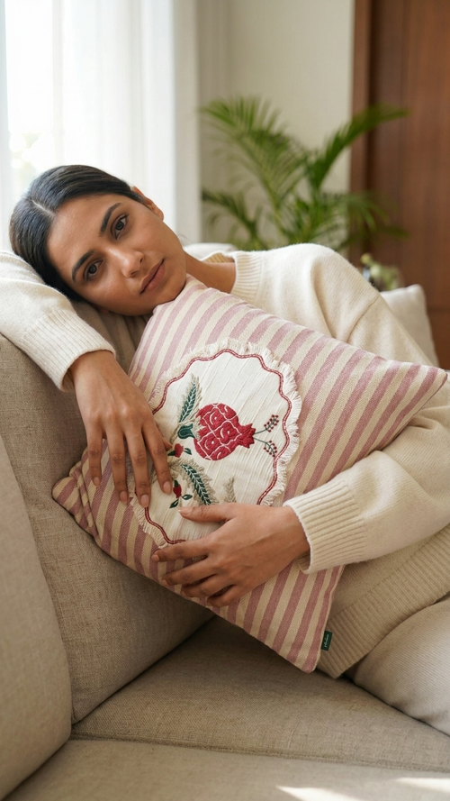 CUSHION ZAREEN MULTI 45X45 CM