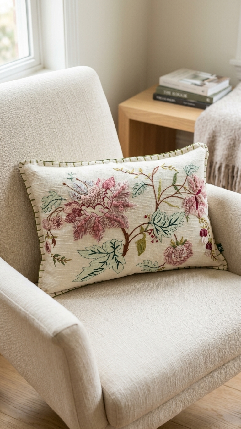 CUSHION NARGIS FLORA MULTI 35X50 CM