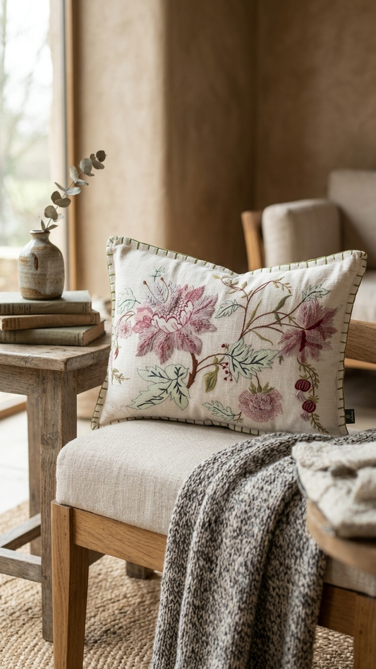 CUSHION NARGIS FLORA MULTI 35X50 CM